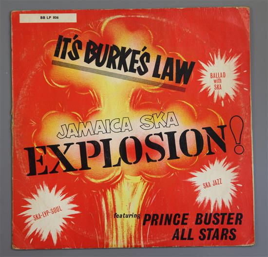 Prince Buster: Its Burkes Law, BB LP 806, VG - VG
